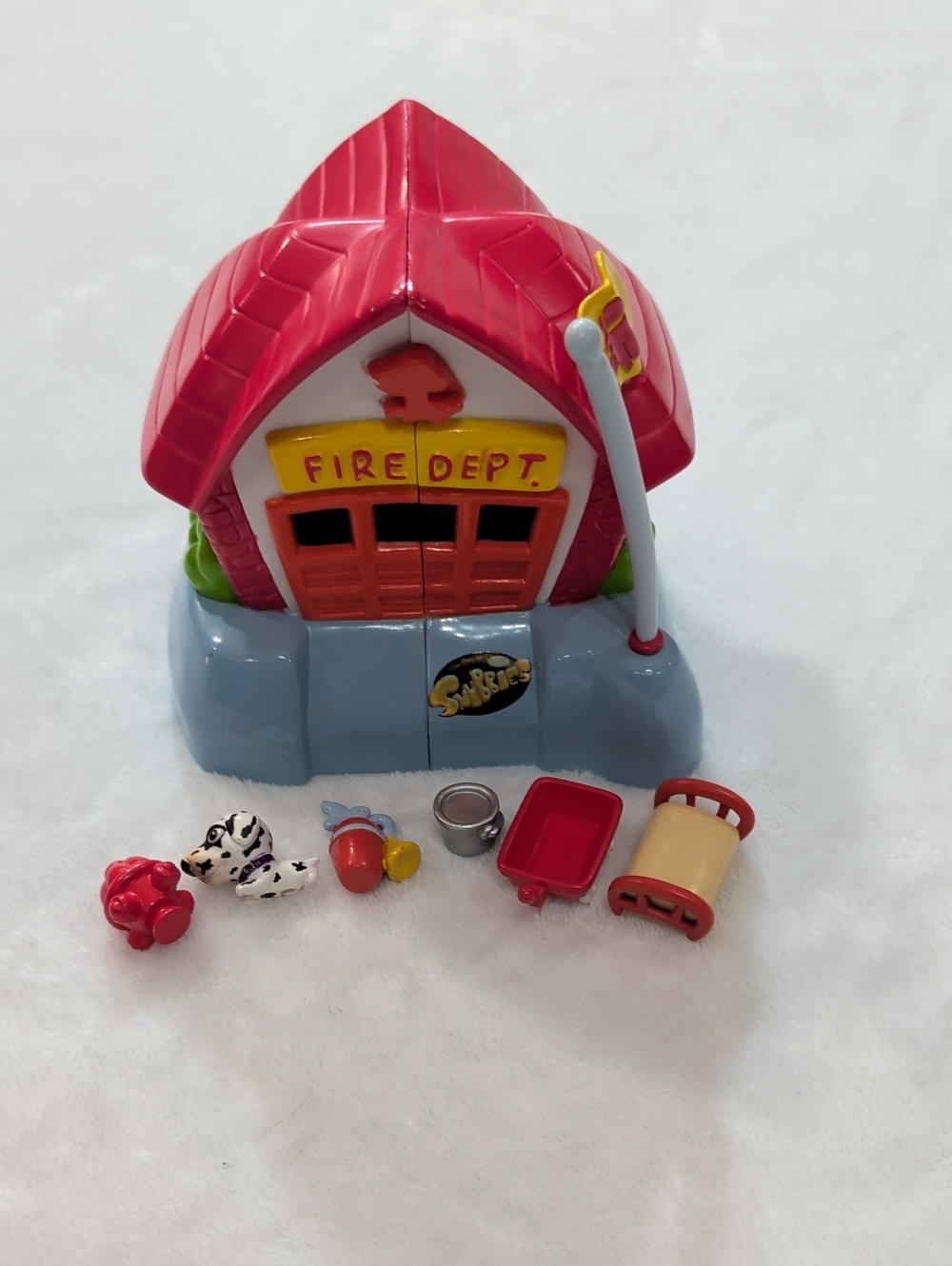 Vintage Snubbies Fire Department With Accessories